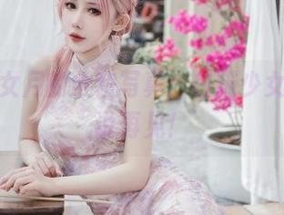嘿！仙女月的全套写真：白猫少女，原图说再见！
